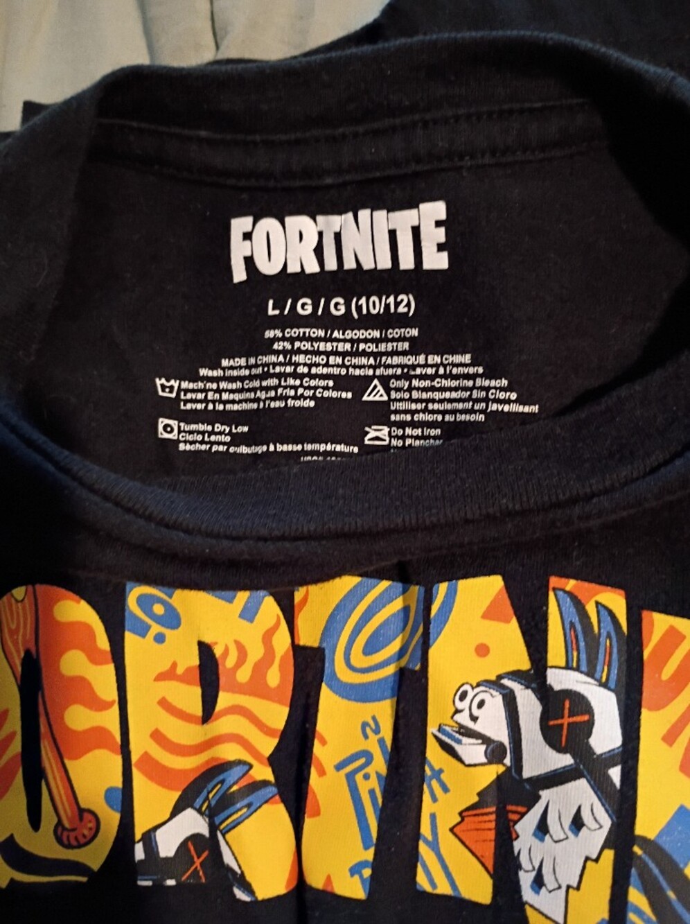 Kids Fortnight Short Sleeve T-shirt - Picture 2 of 3